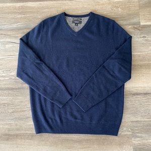 Nordstrom Men’s Cashmere V-Neck Sweater- M…